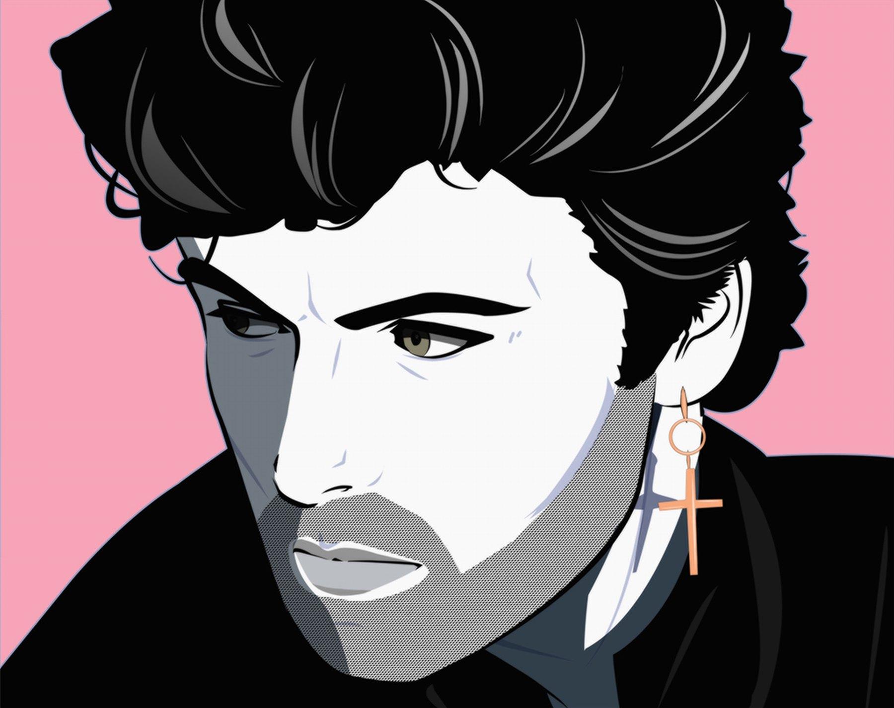 Agent X Portrait Print - George Michael 