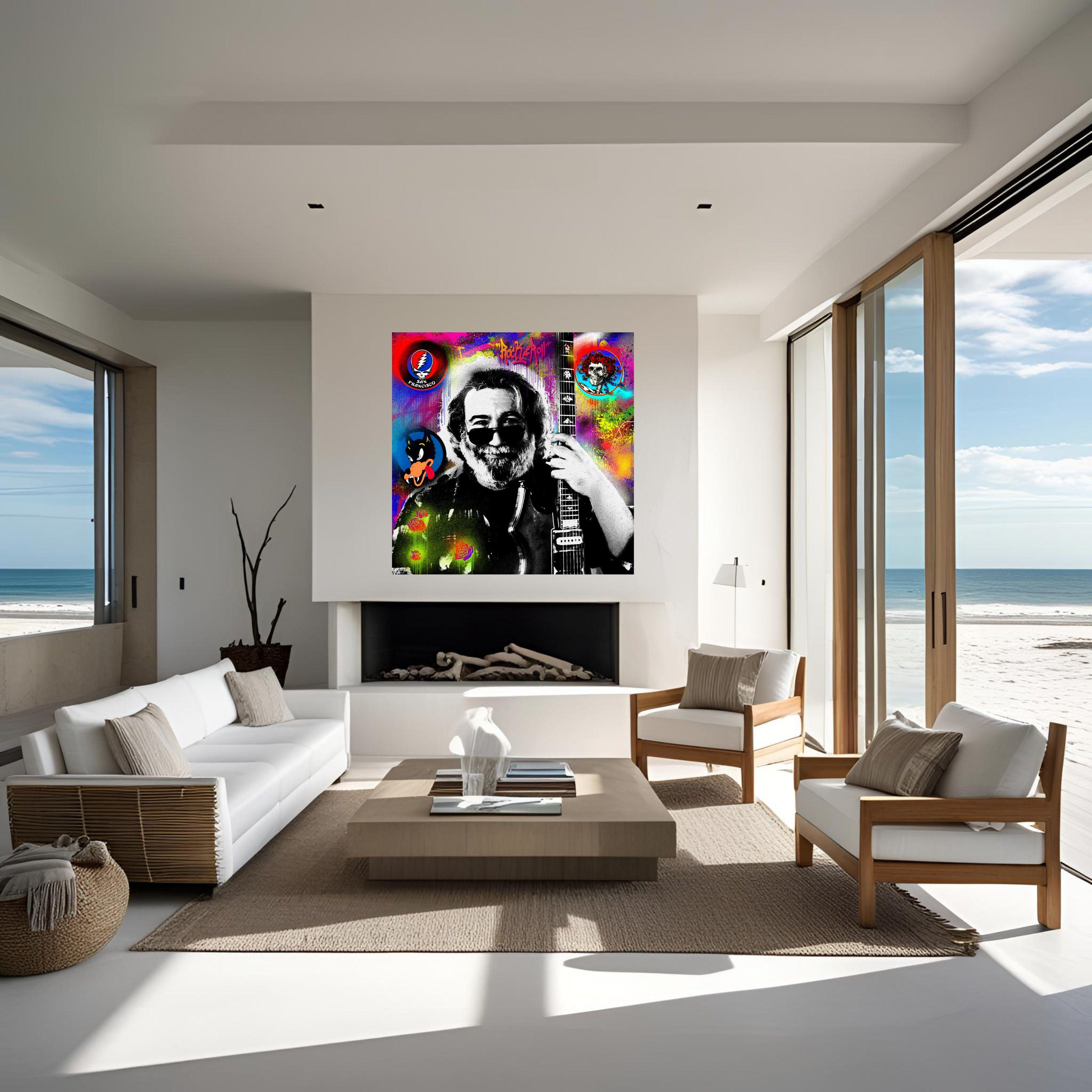 Jerry Garcia (Pop-Art), Print, von Agent X