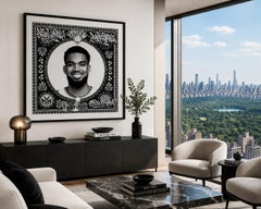 KAT - Knicks Finals Champion Limited Edition Print, 24 x 24 inches