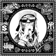 Lil Wayne (Black & White) (50 Years, Hip Hop, Rap, Iconic, Artist, Musician)