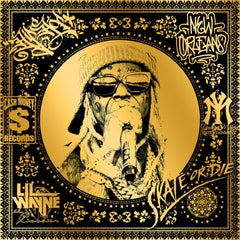 Lil Wayne (Gold) (50 Years, Hip Hop, Rap, Iconic, Artist, Musician, Rapper)