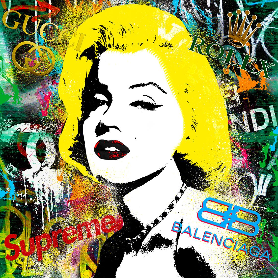 Marilyn as Chérie Ledoux - Print by Agent X