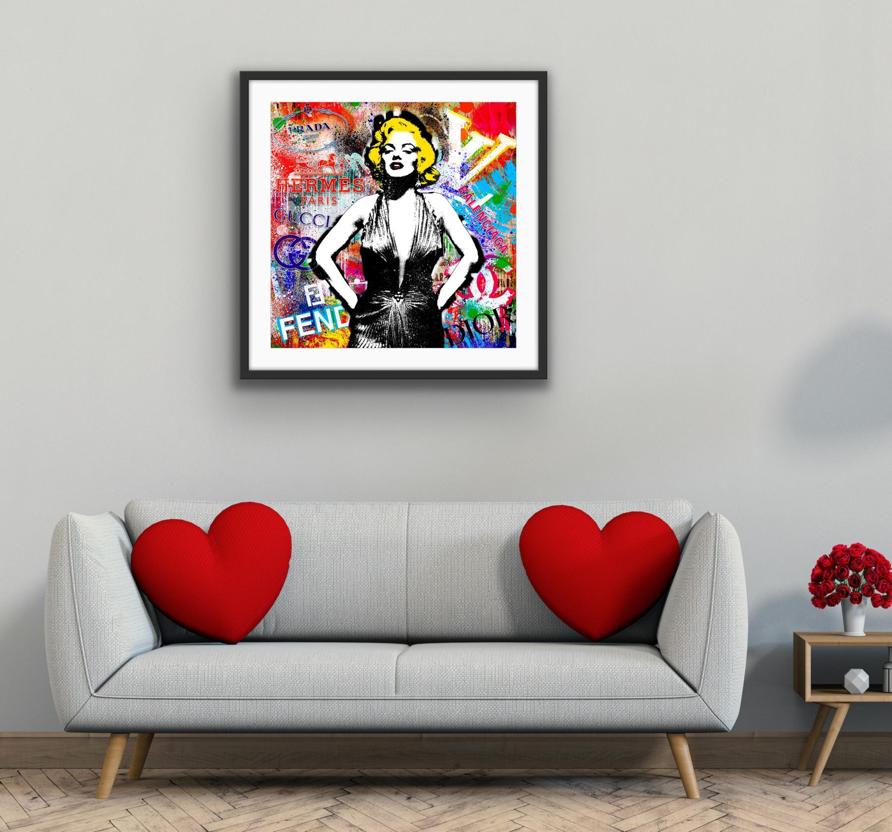 Marilyn as Vicky Debevoise - Pop Art Print by Agent X