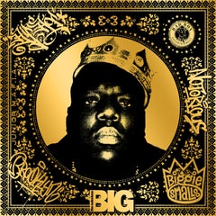 Notorious B.I.G (Gold)(50 Years, Hip Hop, Rap, Iconic, Artist, Musician, Rapper)