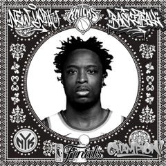 OG Anunoby Knicks Finals Champion Limited Edition Print, 24 x 24 inches