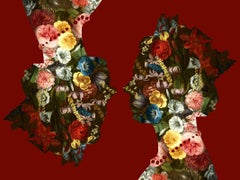 Queen, Red - Botanical Royalty / Queen of Flowers: Digital Print