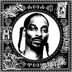 Snoop Dogg (Black & White) (50 Years, Hip Hop, Rap, Iconic, Artist, Musician)