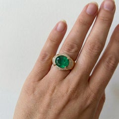 AGL 4 Carat Certified Colombian Diamond Ring