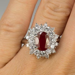 AGL Burma Ruby Ring
