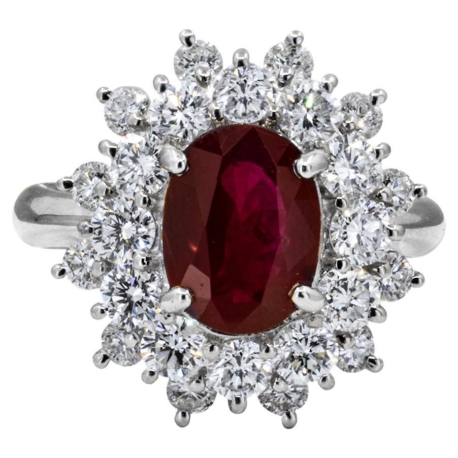 AGL Burma Ruby Ring