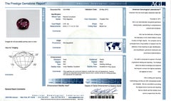 AGL Certified Gemstone Natural Corundum Pink Sapphire Weighing 2.92 Carats