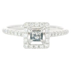 AGL Certified 0.15 Carat Fancy Blue VS Clarity Diamond Ring