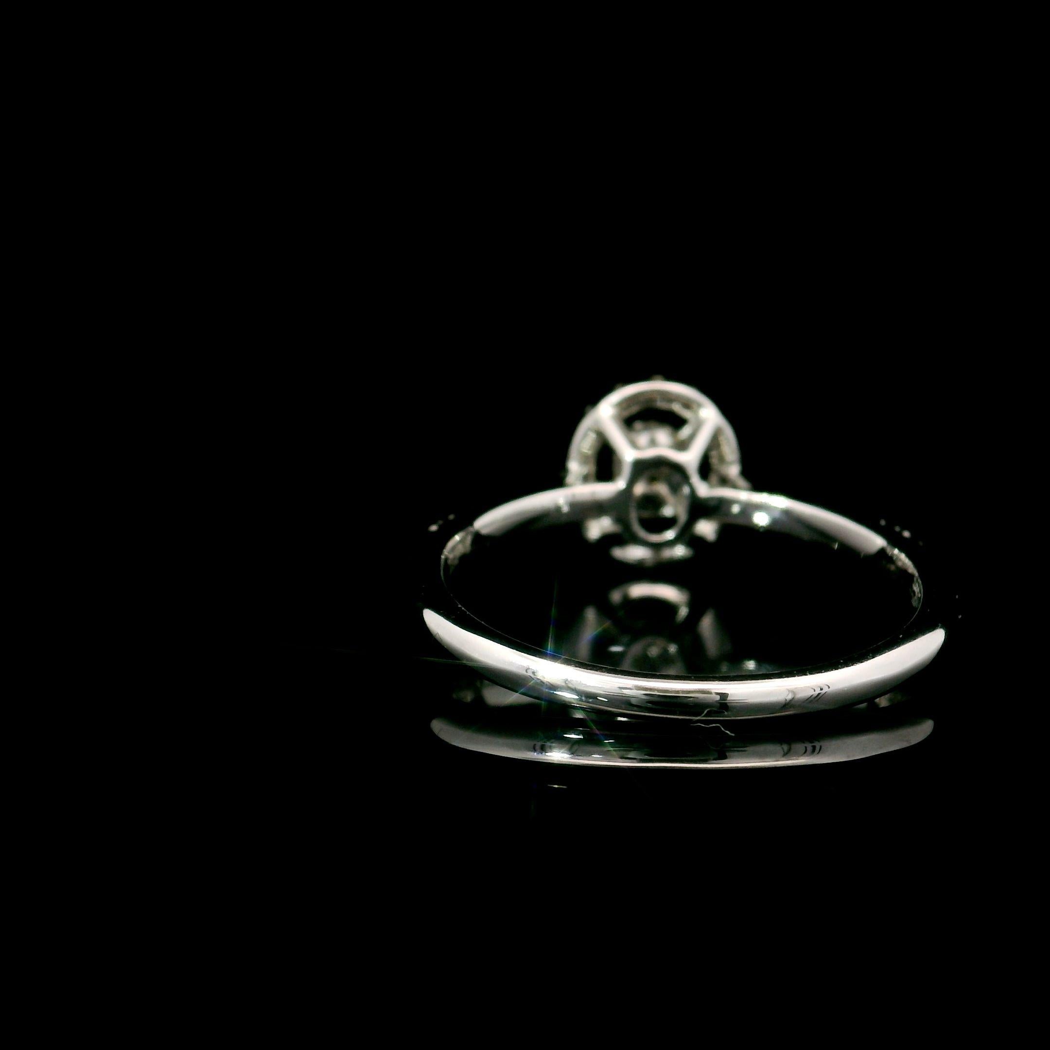 Women's or Men's AGL Certified 0.179 Carat Deep Yellow SI1 Clarity Diamond Ring For Sale