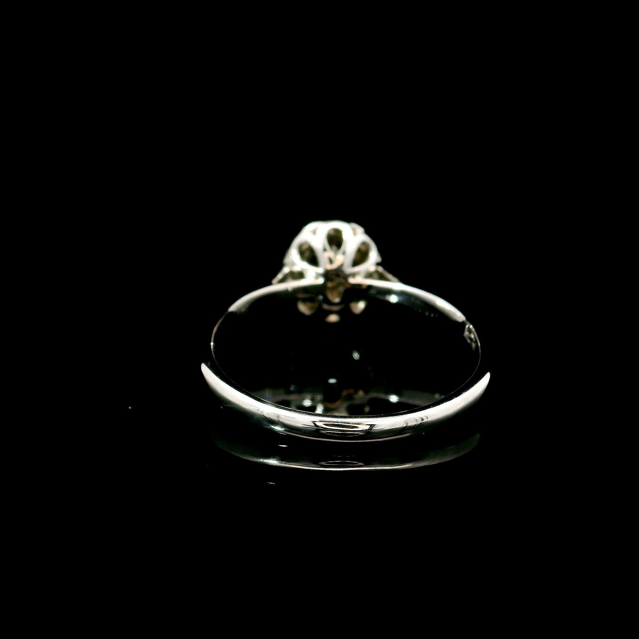Women's or Men's AGL Certified 0.24 Carat Fancy Pink VS Clarity Diamond Ring For Sale