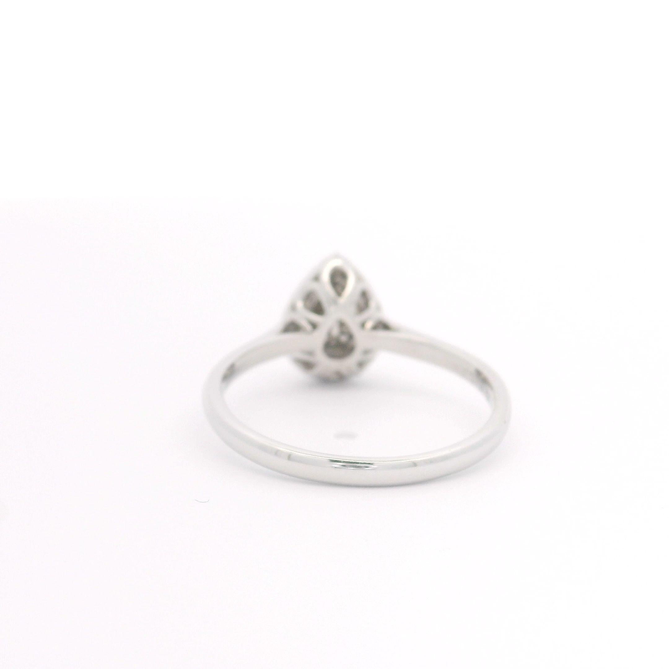 AGL Certified 0.24 Carat Fancy Pink VS Clarity Diamond Ring For Sale 2