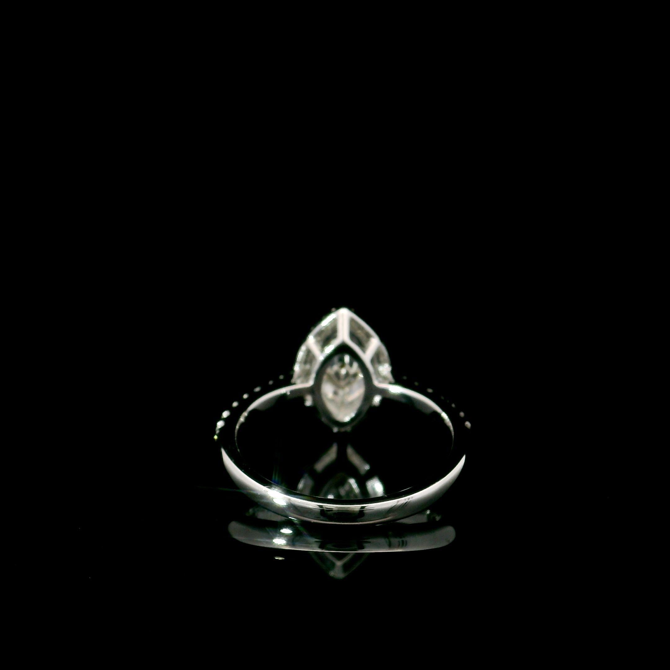 Women's or Men's AGL Certified 0.251 Carat Fancy Intense Yellow VS Clarity Diamond Ring For Sale