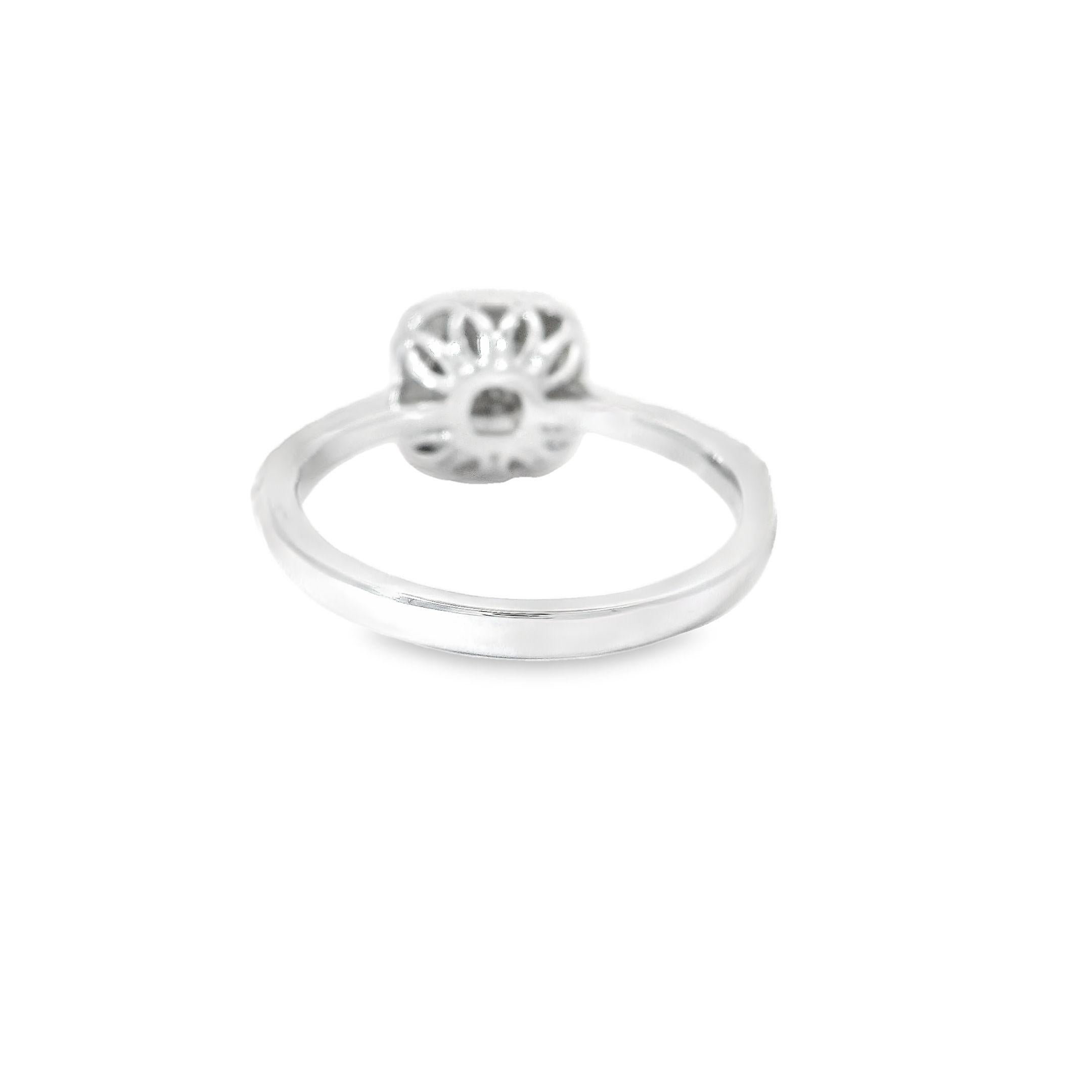 Women's or Men's AGL Certified 0.344 Carat Fancy Intense Yellow VS Clarity Diamond Ring For Sale