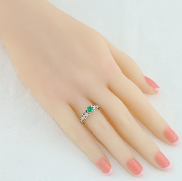 Bague Or 18 Carats Avec Diamants - 0.38 Carat - 7.30g - Taille 54 - Occasion Très Bon état