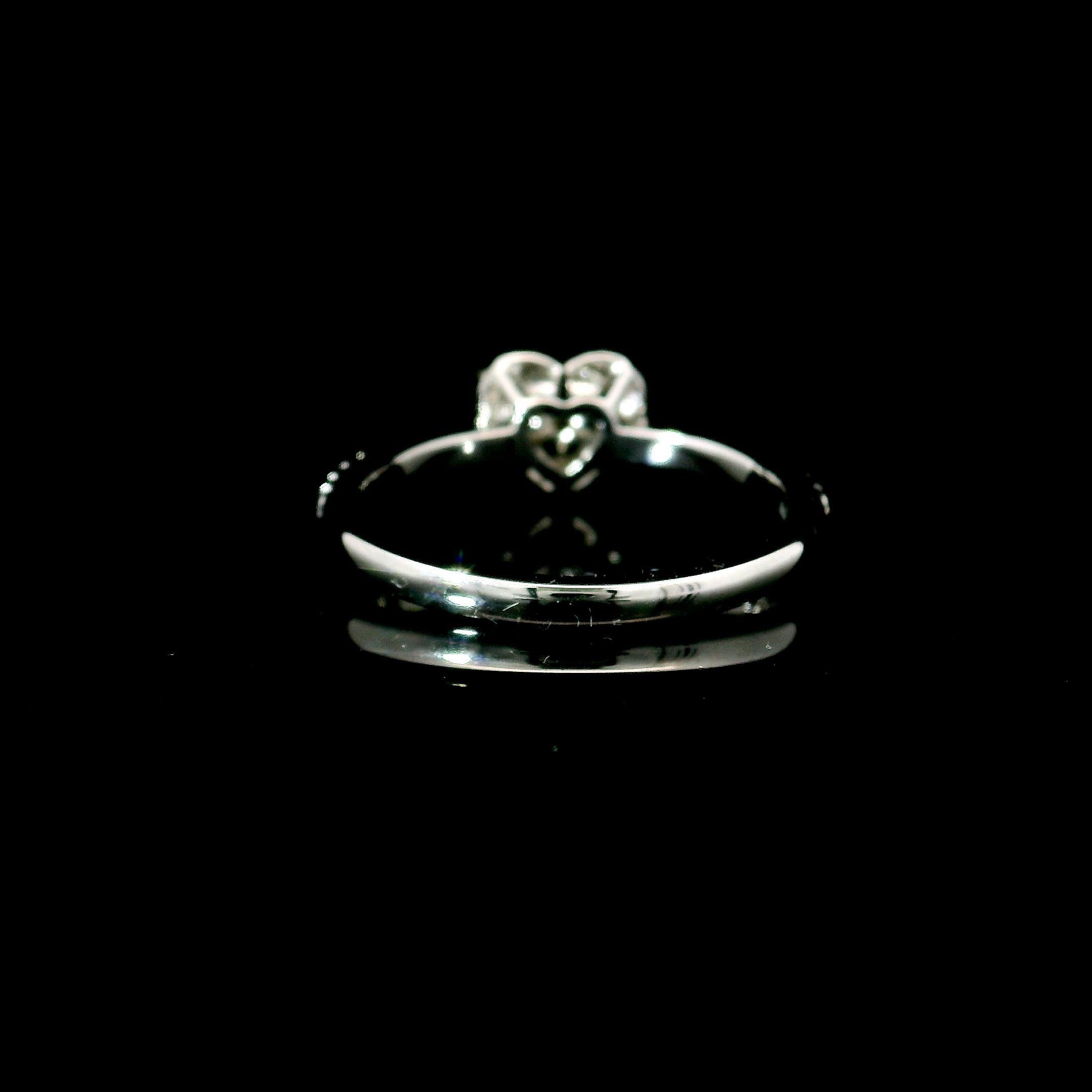 Bague avec diamant jaune intense fantaisie de 0.435 carat de pureté SI certifié AGL Unisexe en vente
