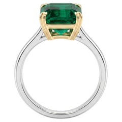 AGL Certified 10 Carat Emerald Made-to-Order Ring