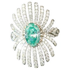 AGL Certified 1.00 Carat Fancy Green VS Clarity Diamond Ring