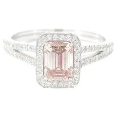 AGL Certified 1.01 Carat Fancy Pink SI Clarity Diamond