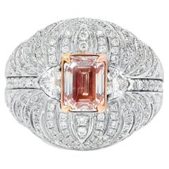 AGL-zertifiziert 1,01 Karat Fancy Pink SI1 Reinheit Diamant