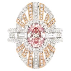 AGL Certified 1.01 Carat Fancy Pink VS Clarity Diamond