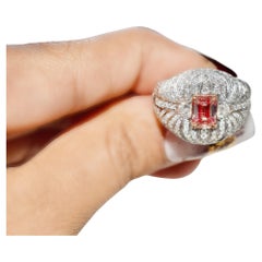 AGL Certified 1.01 Carat Fancy Pink VS Clarity Diamond Ring