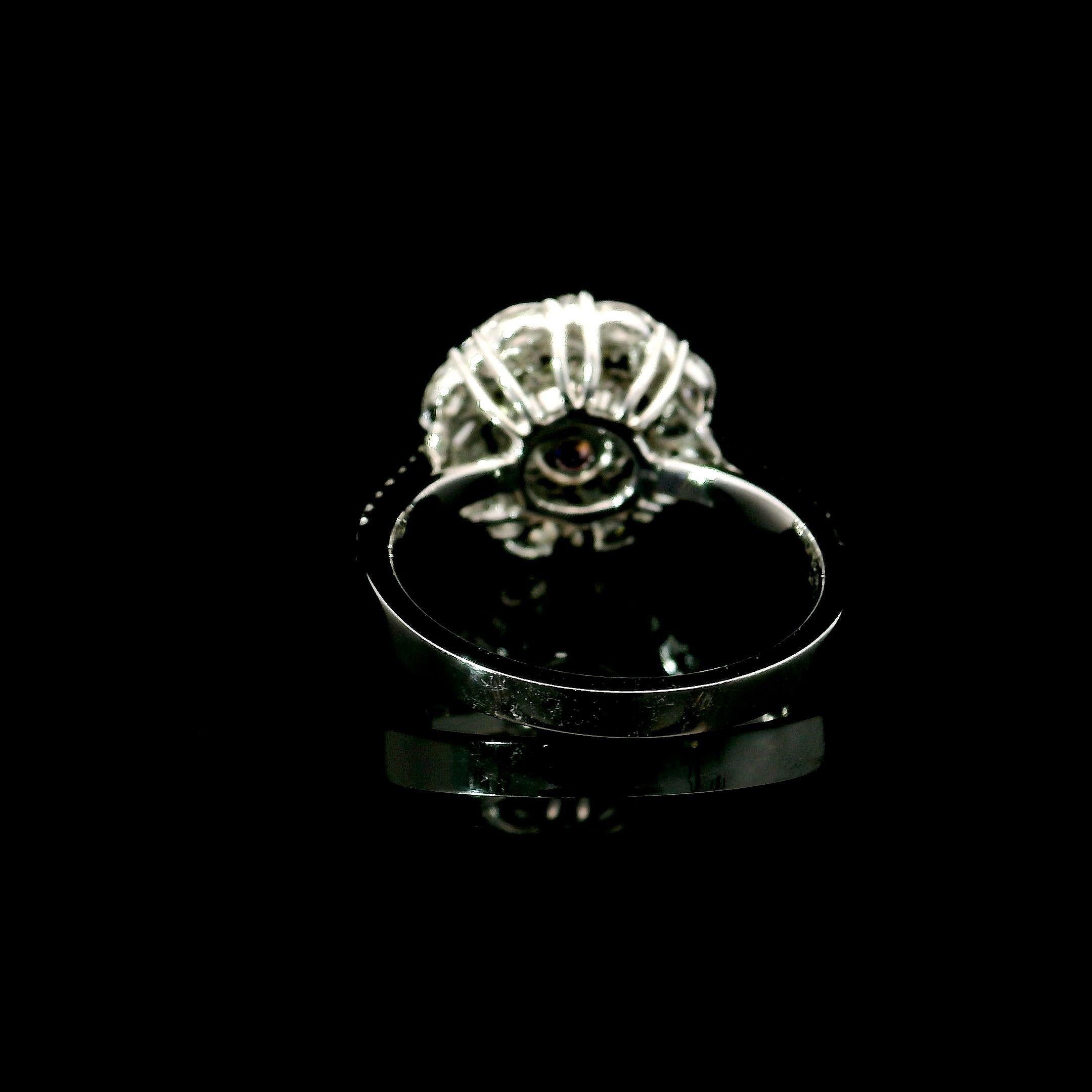 Women's or Men's AGL Certified 1.01 Carat Light Pink Diamond Ring For Sale