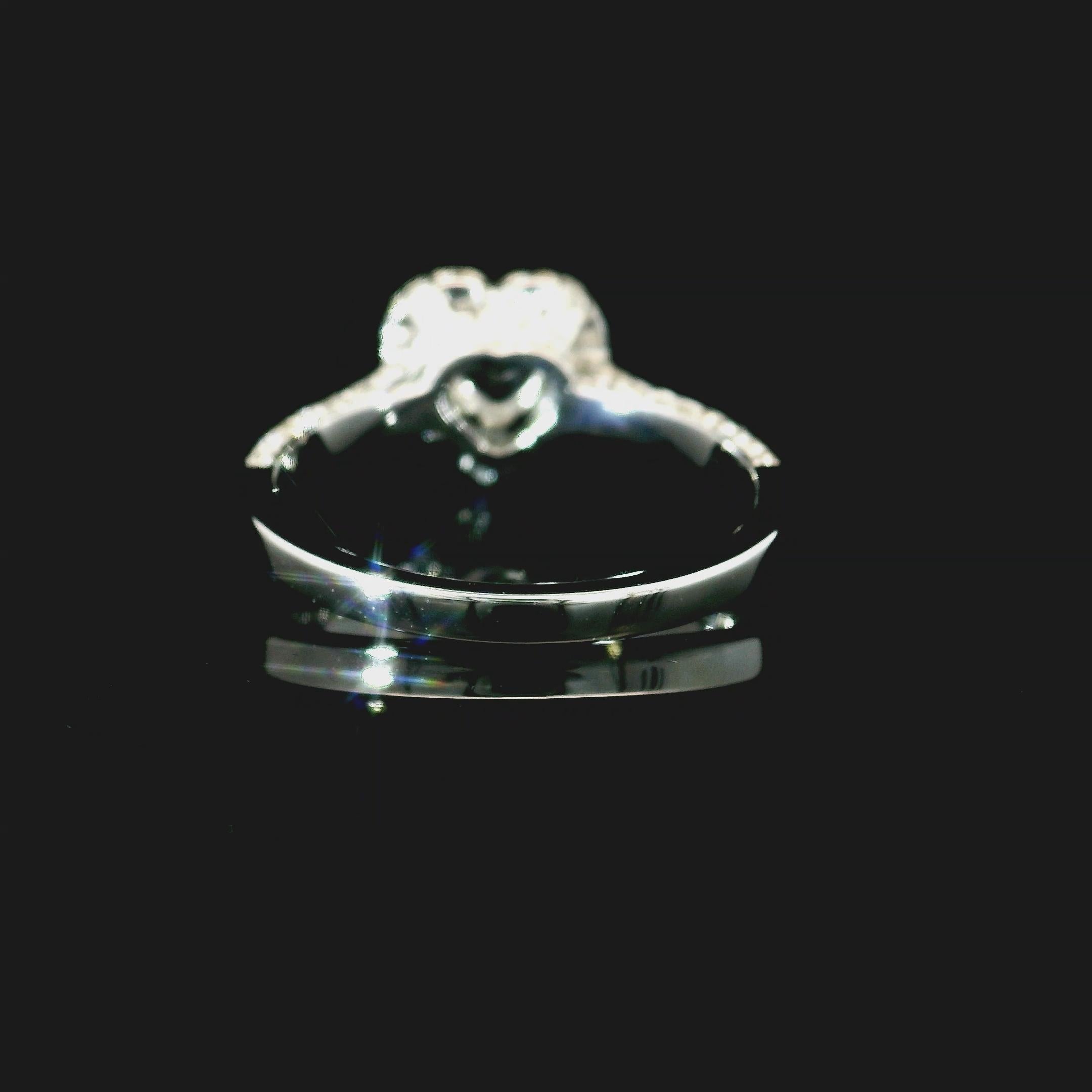 Femenino o masculino Anillo de diamantes con certificado AGL de 1.04 quilates de color verde fantasía y claridad VS en venta