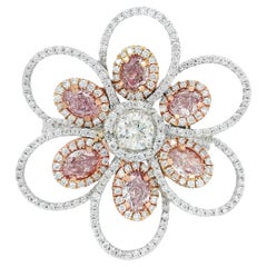 AGL Certified 1.20 Carat Fancy Pink VS Clarity Diamond Ring