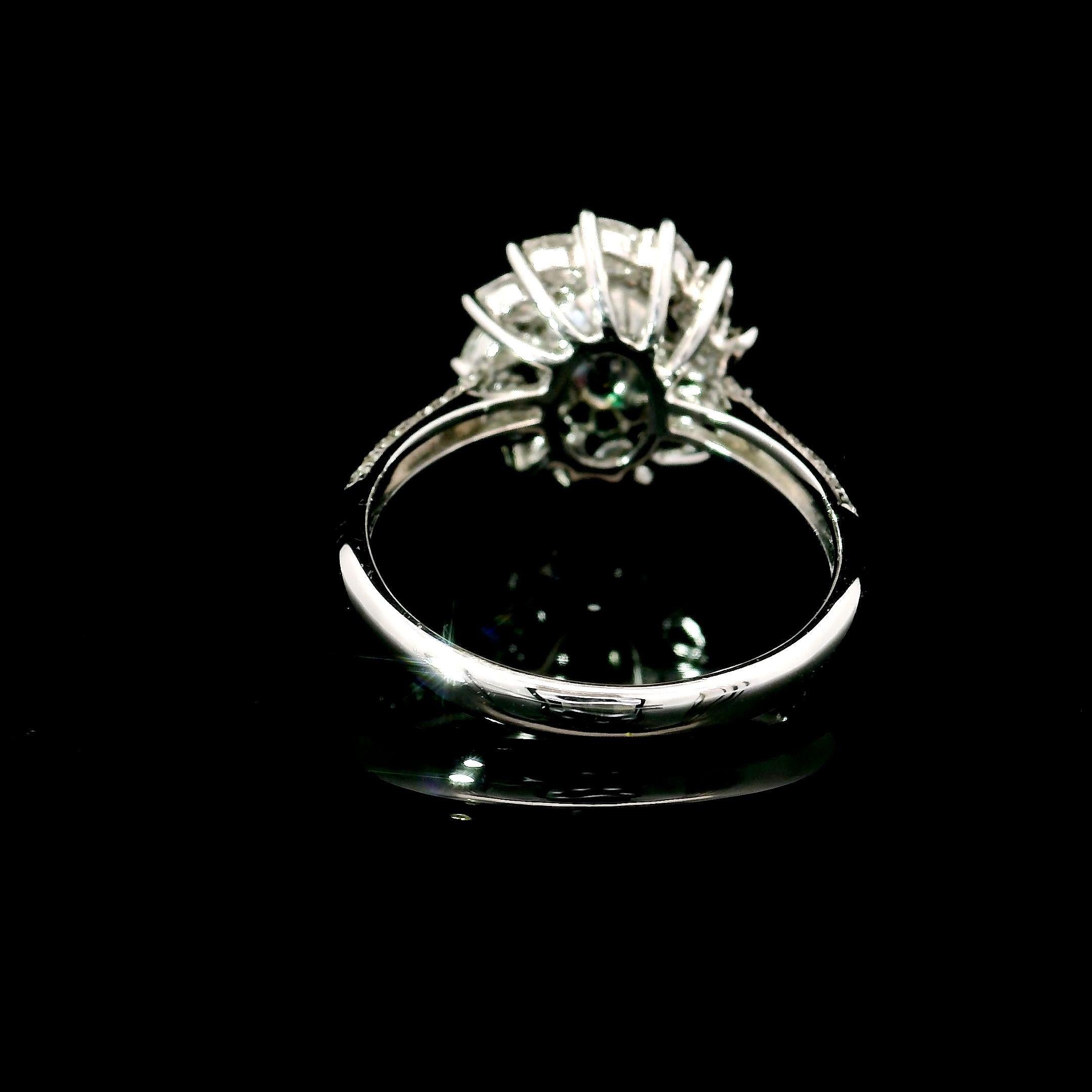 Bague en diamant certifié AGL 1.50 carat Fancy Yellow VS Clarity Unisexe en vente