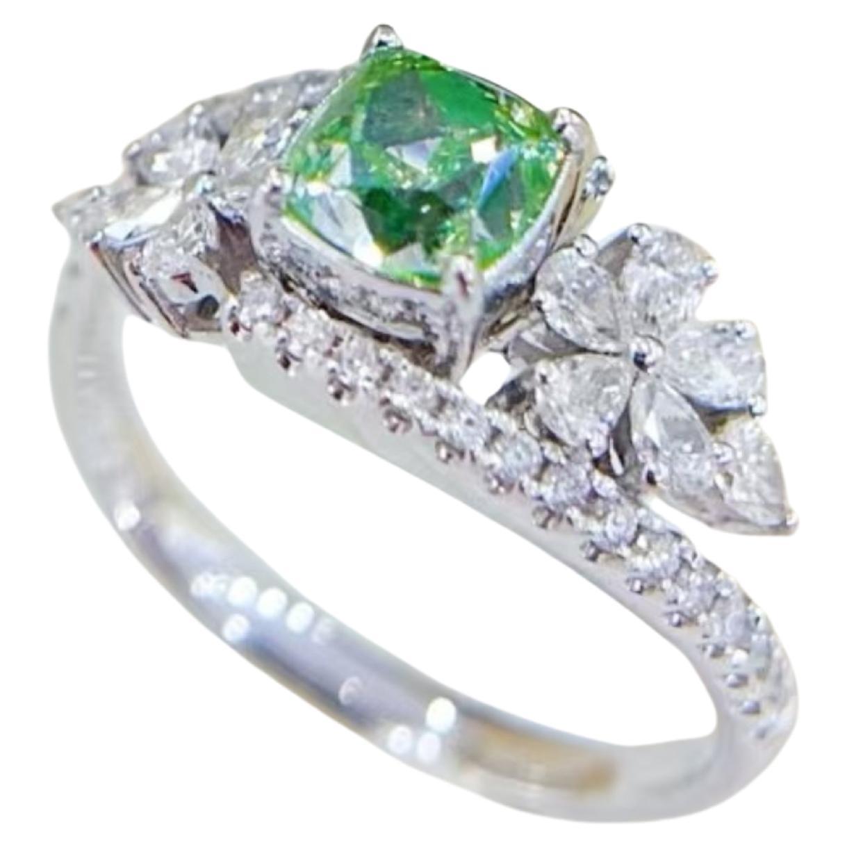 Is a green diamond a real diamond?