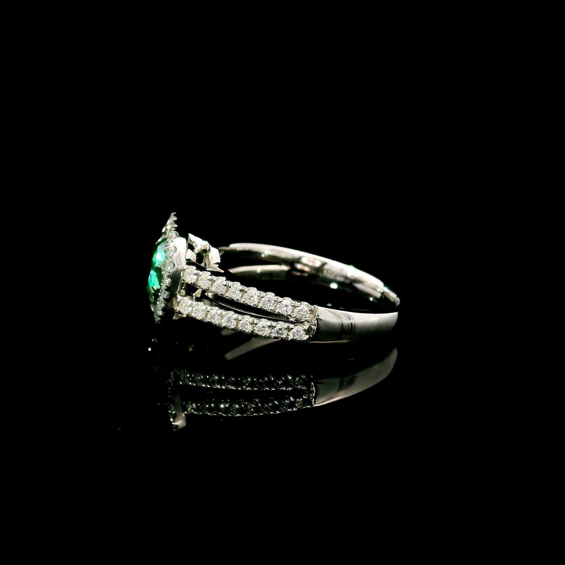 AGL Certified 2.00 Carat Fancy Intense Green VS Clarity Diamond Ring 1