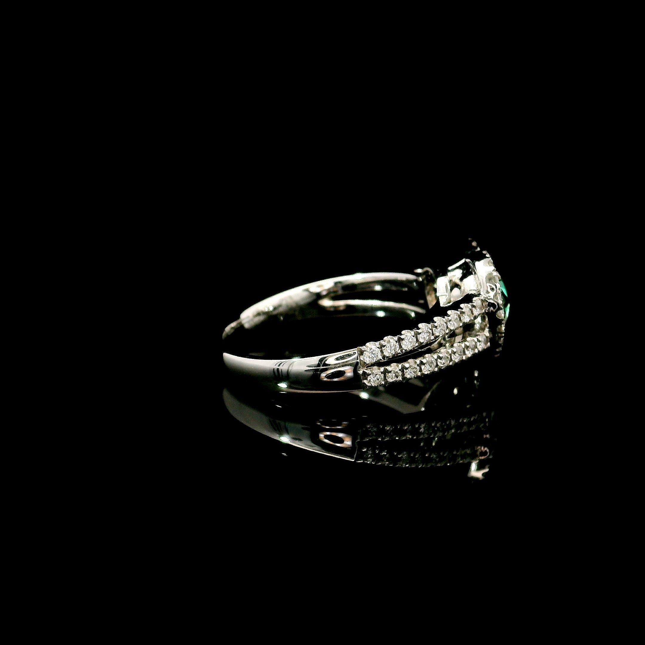 AGL Certified 2.00 Carat Fancy Intense Green VS Clarity Diamond Ring 2