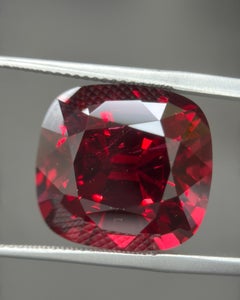 GRS AGL Certified 20.59 Carat Burma No Heat Vivid Red Spinel