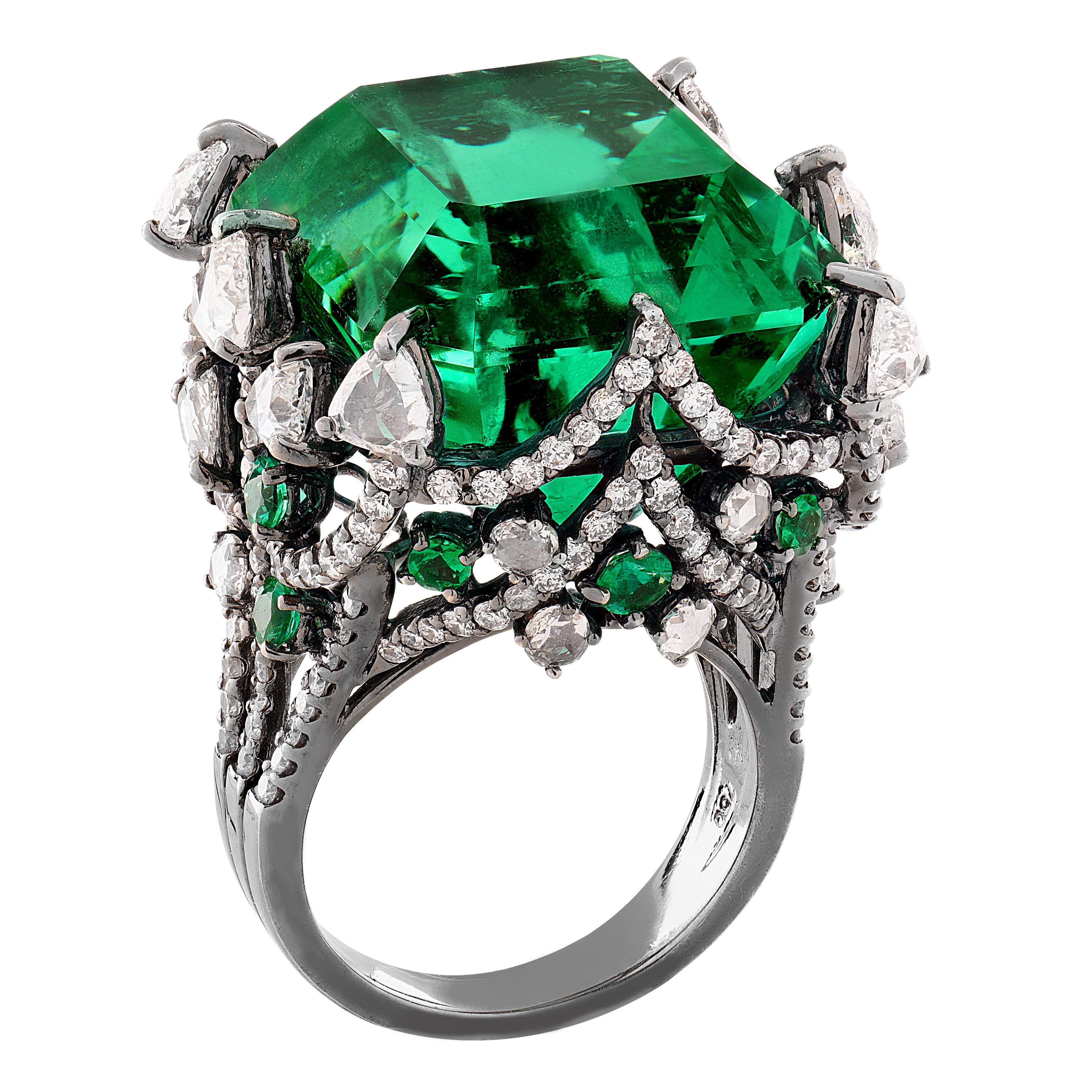 Provident Jewelry tiene el honor de presentar uno de los tesoros más raros jamás desenterrados: una extraordinaria esmeralda de procedencia y belleza incomparables.

 

En el corazón de este magnífico anillo se encuentra una esmeralda rusa sin