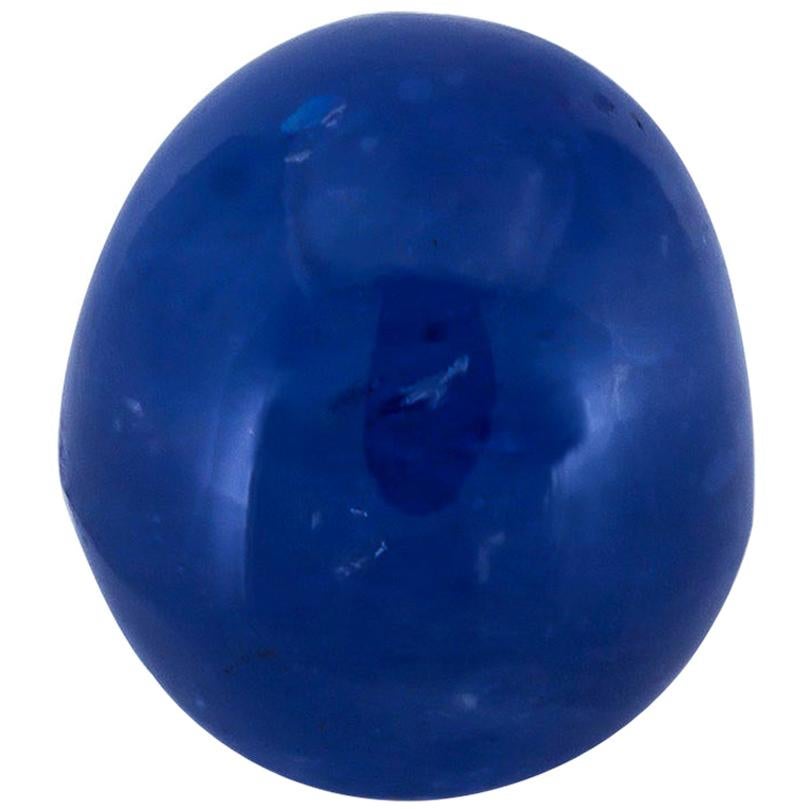 AGL Certified 41.62 Carat Cabochon Blue Sapphire