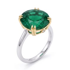 AGL Certified 5 Carat Emerald Ring Made-to-Order