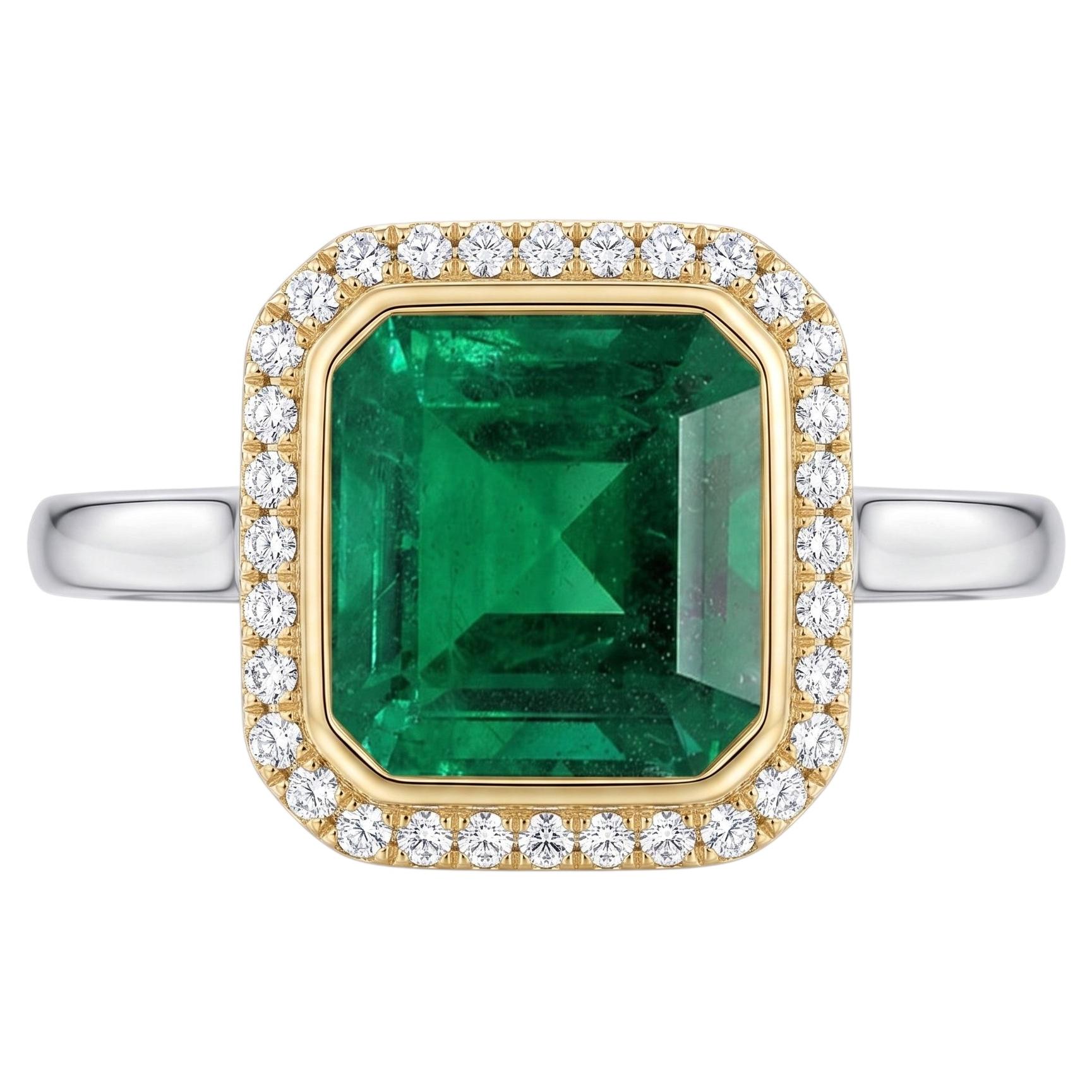 AGL Certified 6 Carat Emerald Ring Made-to-Order
