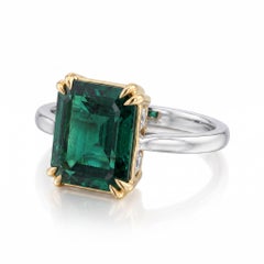 AGL Certified 7 Carat Emerald Made-to-Order Ring
