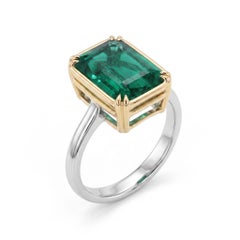 AGL Certified 8 Carat Emerald Ring Made-to-Order