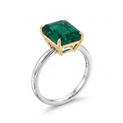 AGL Certified 8 Carat Emerald Ring Made-to-Order