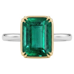 AGL Certified 8 Carat Emerald Ring Made-to-Order