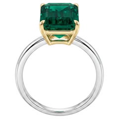 AGL Certified 8 Carat Emerald Ring Made-to-Order