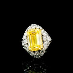 AGL Certified 8.01 Carat U - V Colour VS2 Clarity Diamond Ring