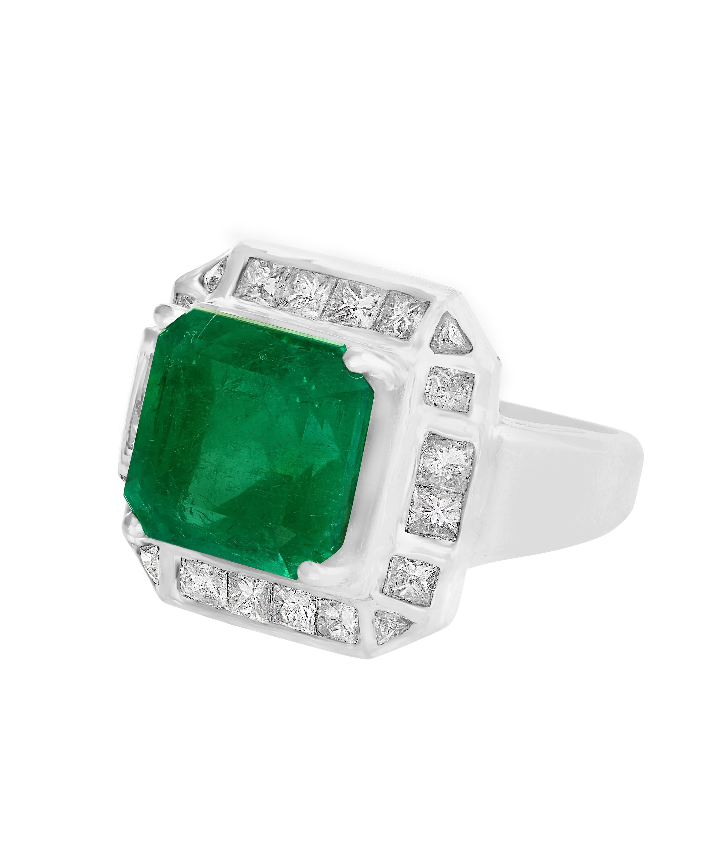 9 carat emerald ring