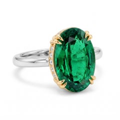 AGL Certified 9 Carat Emerald Ring Made-to-Order