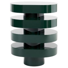 Aglaé Tiered Side Table or Pedestal in Glossy Lacquer by Joris Poggioli